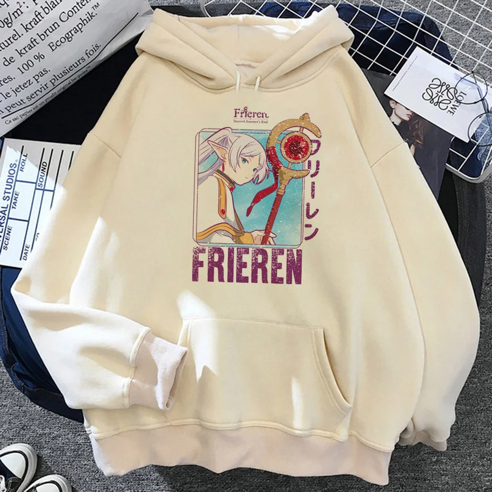 Frieren hoodie Japanese anime sweater modern style manga designer teen hoddie tracksuits graphic streetwear youthful