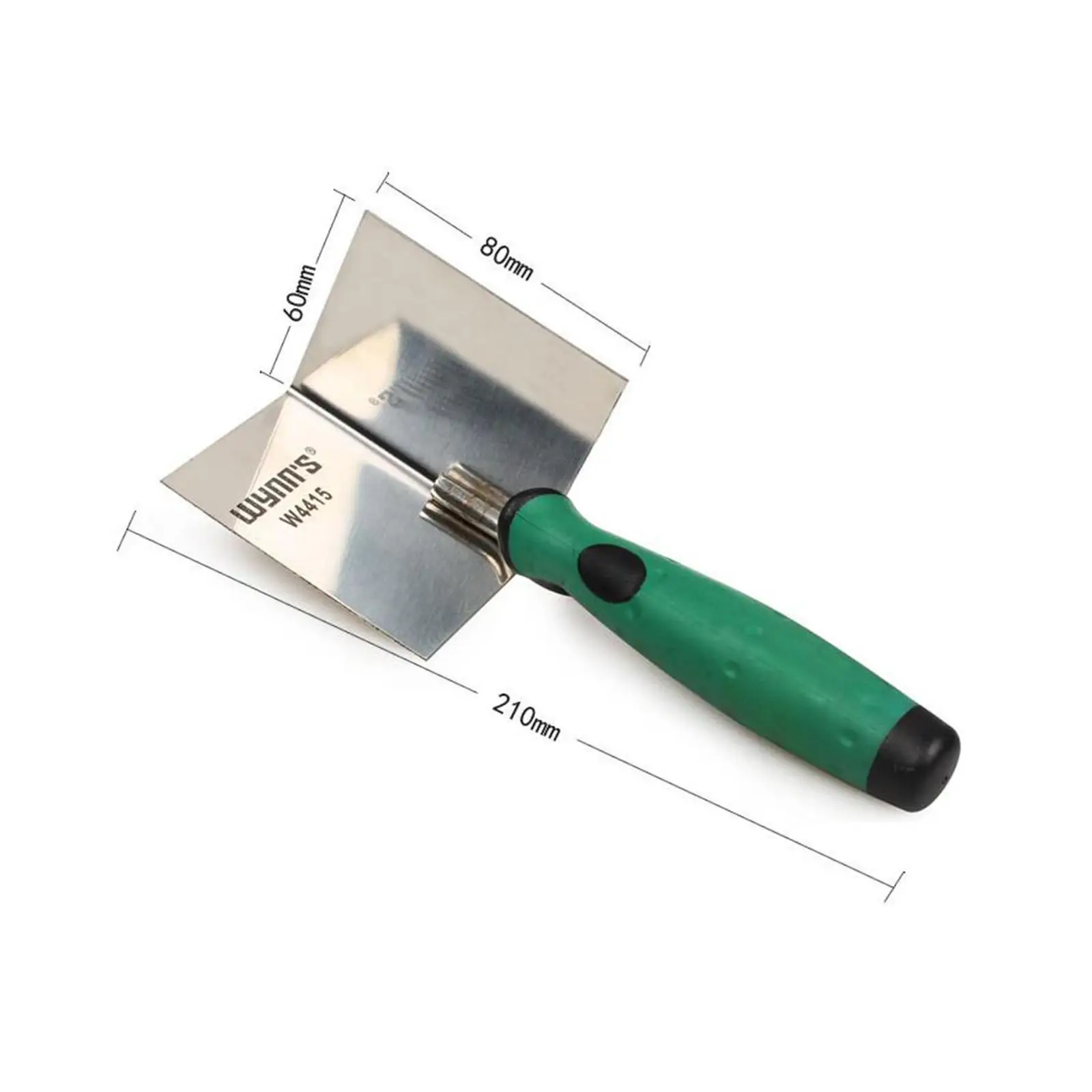 Aço inoxidável Drywall Corner Trowel, Ferramenta De Acabamento, Hardware Ao Ar Livre