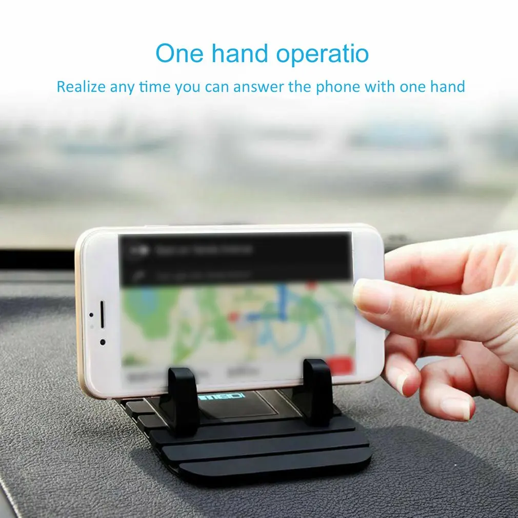 New Car Dashboard Non-slip Mat Rubber Mount Phone Holder Universal Stand Bracket Mobile Phone GPS For Mobile Holder