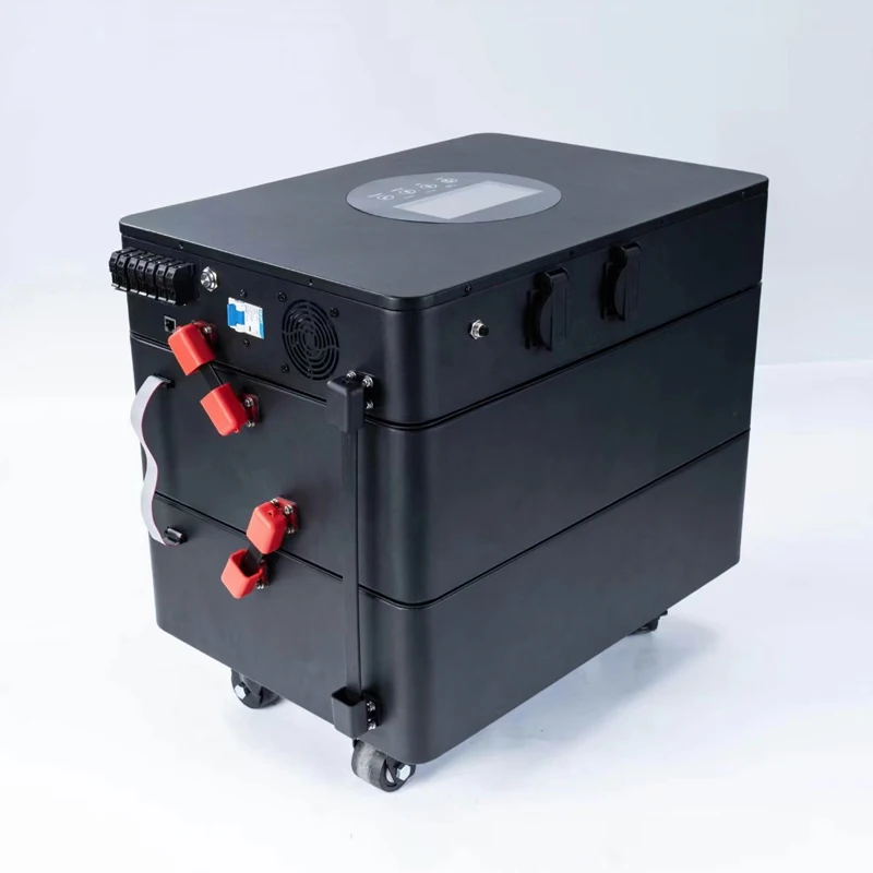 5000W portable power station - 10KWH LiFePO4 battery with solar charging, home/RV/outdoor UPS backup (51.2V 200Ah)