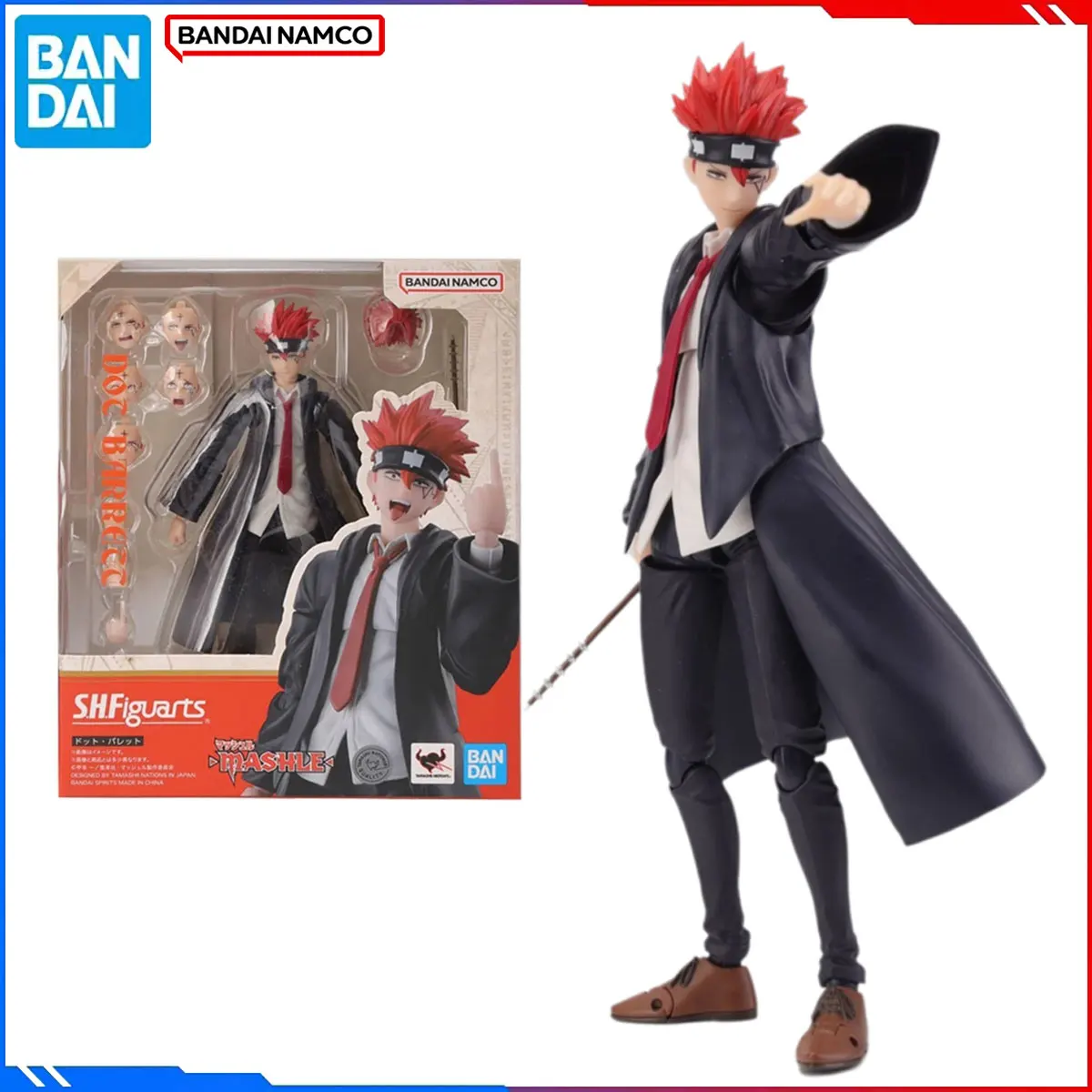 

Подлинная Bandai Original Mashle: Magic and Muscles, наборы моделей аниме-фигурок, коллекция SHF Dot Barret, экшн-модель, игрушки в подарок