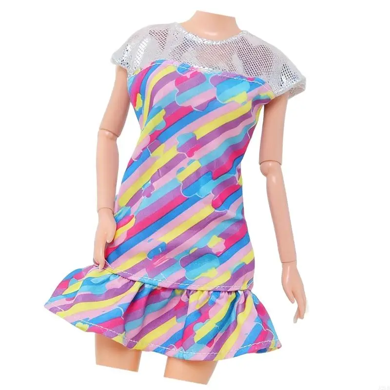 30 Film Stile Prinzessin Kleid Mode Kleidung Für Kinder Rolle Spielen Spiel Und Kreative Spaß Aktivität A2UB – Detail 9