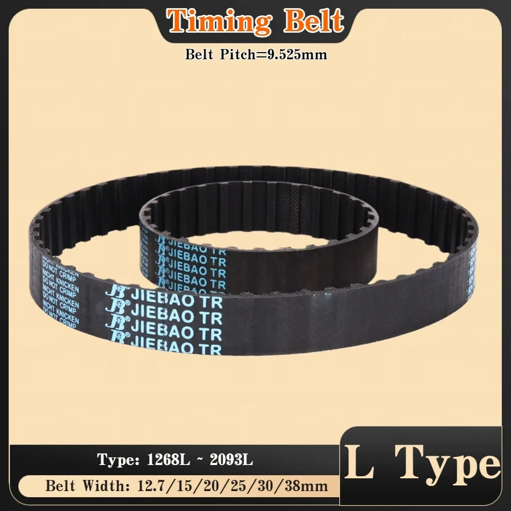 L Timing Belt 1268L-2093L Width 12.7mm/15mm/20mm/25mm/30mm/38mm L Rubber Belt L Synchronous Belt Closed Loop Belts L