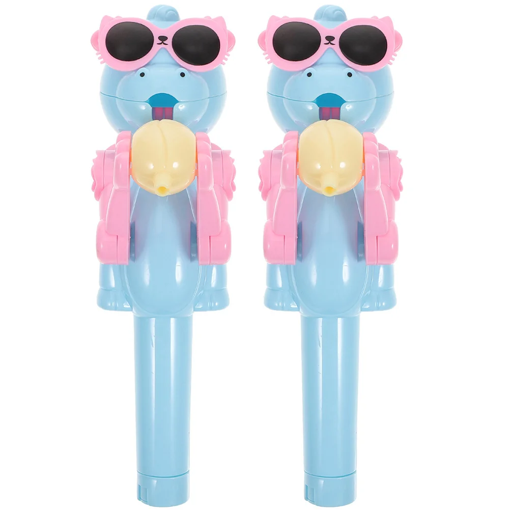 

2-шт детская игрушка динозавр леденец держатель контейнер присоска для робота Holddr практичный