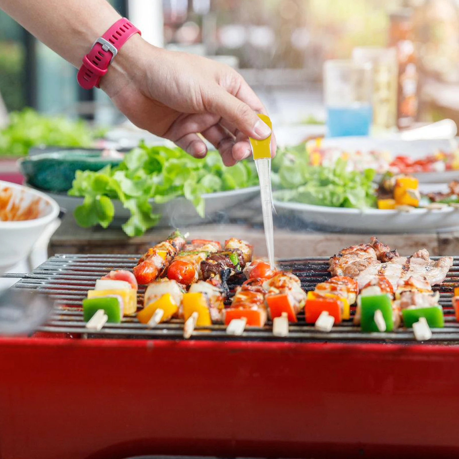 

Barbecue Sauce Injector Reusable Meat Baster Tool For Grilling Marinade Injection Compact Cooking Dropper Kitchen