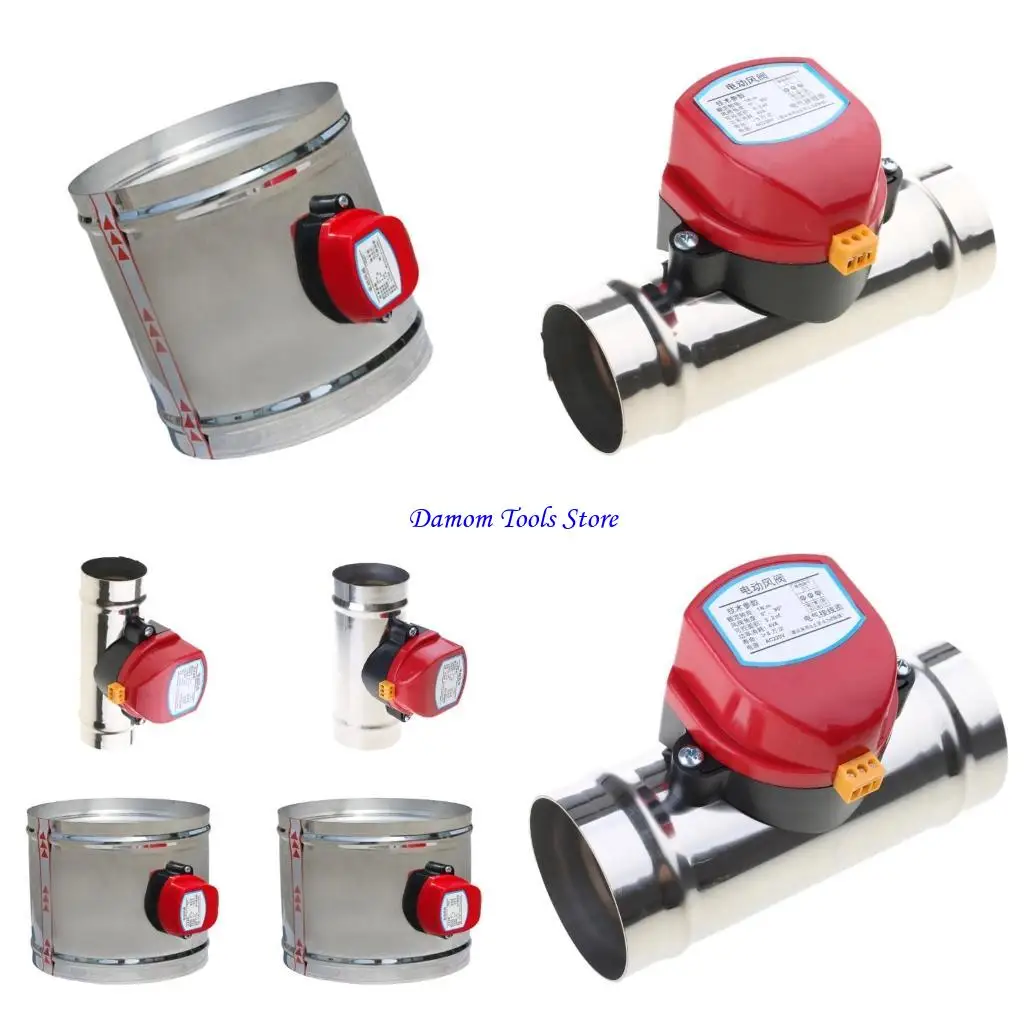 

57BE 220VAC Электрические воздушные дреймперские клапаны Моторизованные воздуховочные клапаны легкая установка