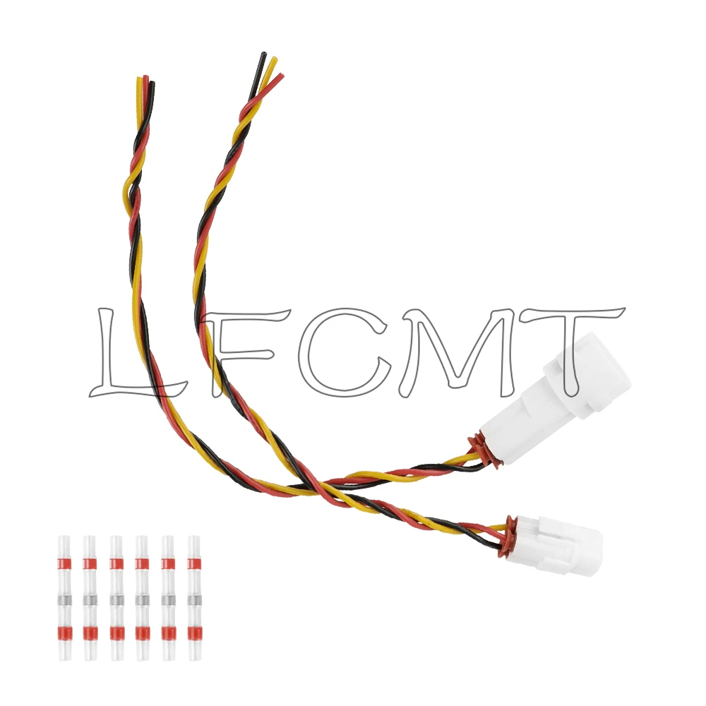 Fit for Tenere700 XTZ700 Tenere 700 Rally Tenere World Raid 3 Pins Auxiliary Power Cable Adapter Power Outlet Splitter Connector