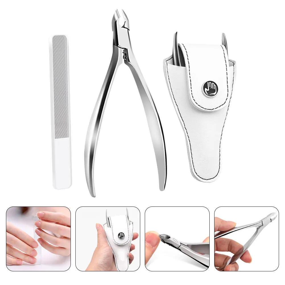 

Nail Trimmer Nippers Manicure Tool Grooming Plier Dead Skin Pliers White Groove