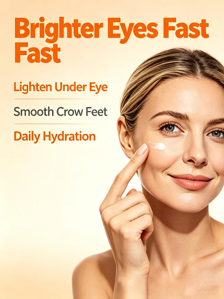 Natural Gentle Eye Cream Dark Circles Puffiness Reduction Anti Aging Moisturizing Brightening Sensitive Skin Eye Care