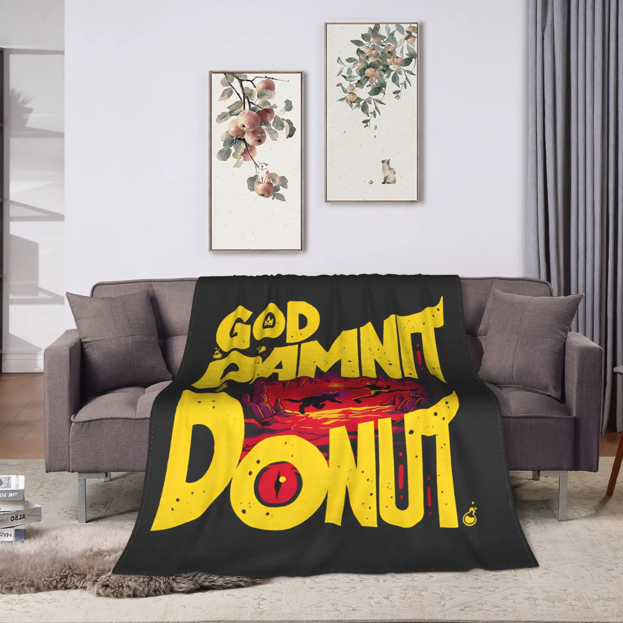 Dungeon Crawler Carl New Achievement Blanket  Soft Street Trend Plush Throw Blanket For Child Couch Chair Bedspread Bed Cover