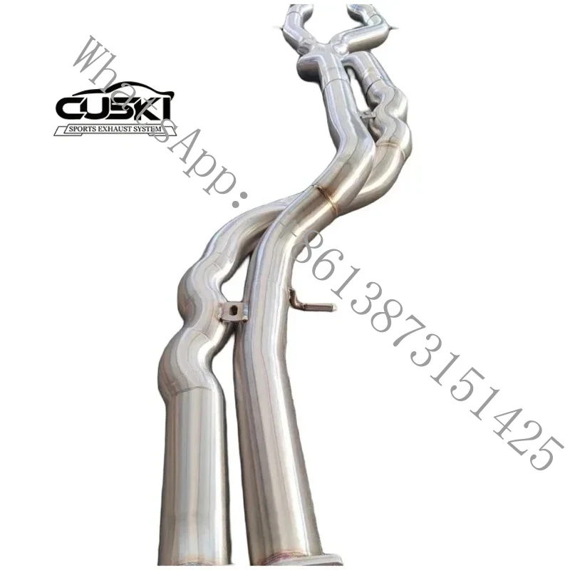 

Изысканная отделка, нержавеющая сталь, средняя труба выхлопной системы M3 S55 3.0T 2015-2017, система модификации выхлопной системы автомобиля.