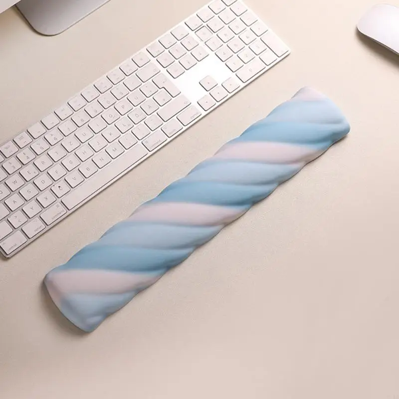 Reposamuñecas ergonómico silicona – Soporte para teclado ordenador - imagen 3
