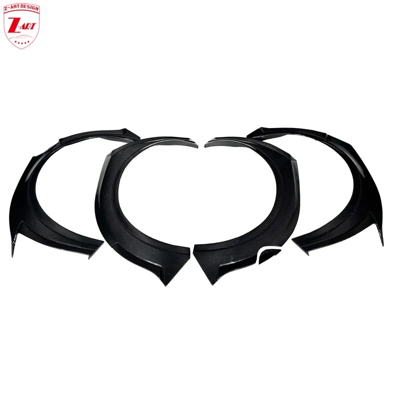 Z-ART 2014-2021 i8 Dry Carbon Fiber Wheel Arch for BMW i8 Dry Carbon Fiber Fender Flare for i8 Wide Body Kit