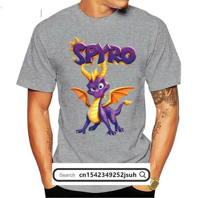 

Spyro The Dragon Classic Vintage Games ETSYRHY10 White Unisex T Shirt Free UK Delivery men t shirt