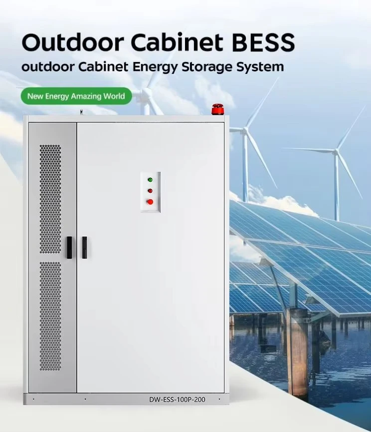 Outdoor Solar System 100kw 200kwh 50kw 100kwh ESS Lifepo4 Battery Commercial Industrial on Grid Connection