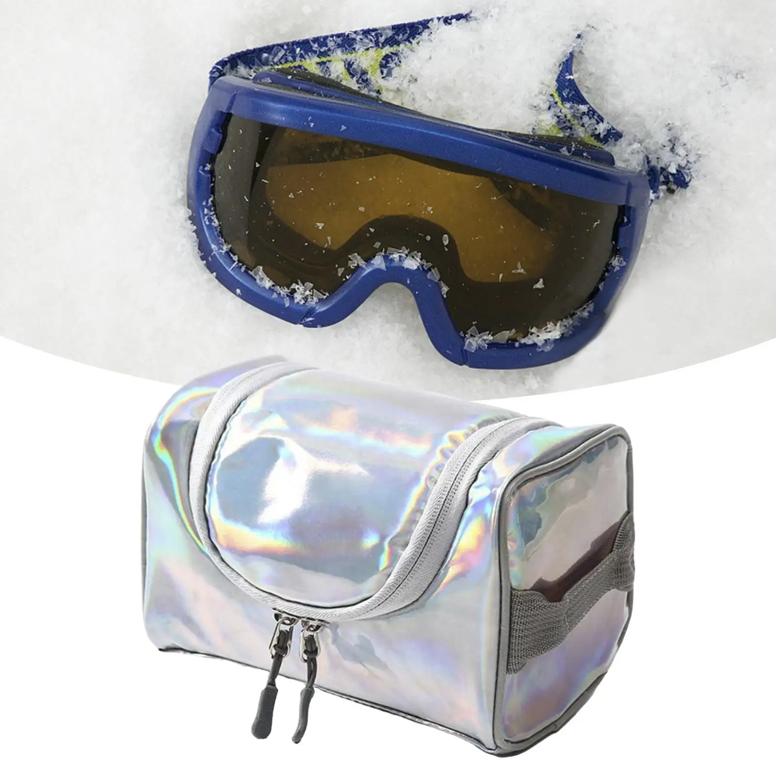 Ski Goggles Case Pouch Snow Eyewear Accessory Travel Carrying Case Protective Case Sports Eye Glasses Case Snowboard Goggles Box