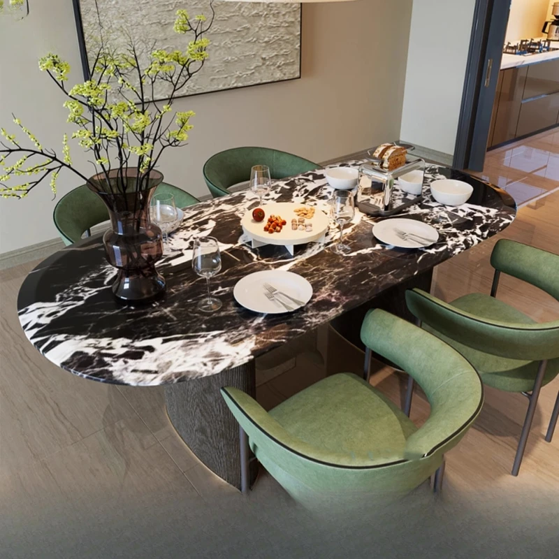 

Kitchen Marble Dining Table Living Room Balcony Lounge Office Dining Table Reception Picnic Mesas De Jantar Kitchen Furniture