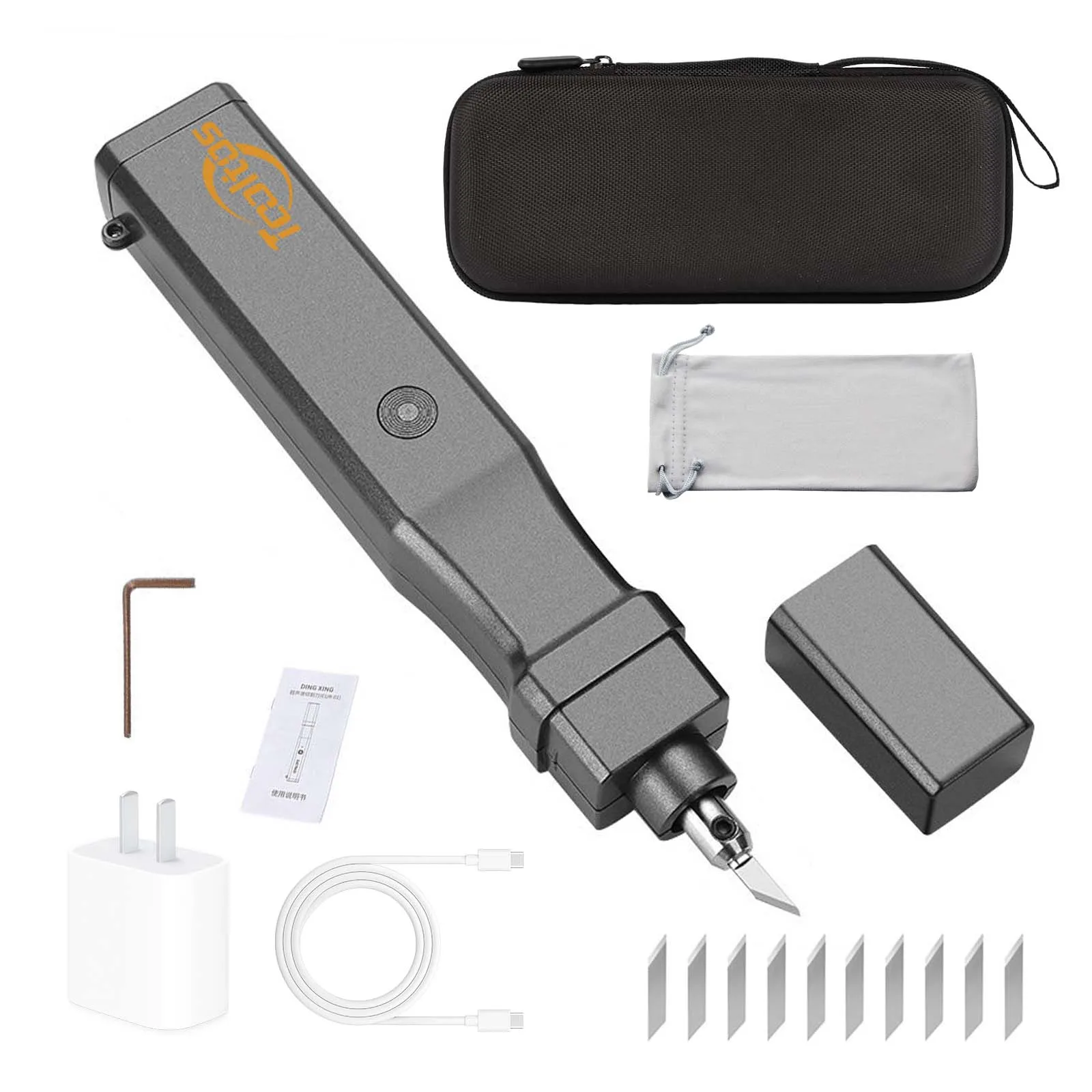 Jewelry Ultrasonic Cutting Tool Handheld Craft Cutter for Acrylic Plastic Leather DIY Jewelry Making Portable Cutting Tool