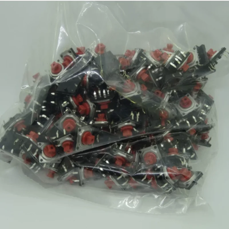 10 PCS SKQEACA010 ALPS touch switch waterproof and dustproof direct-insert 4-pin type 12*12*7.3mm  100% brand new original produ