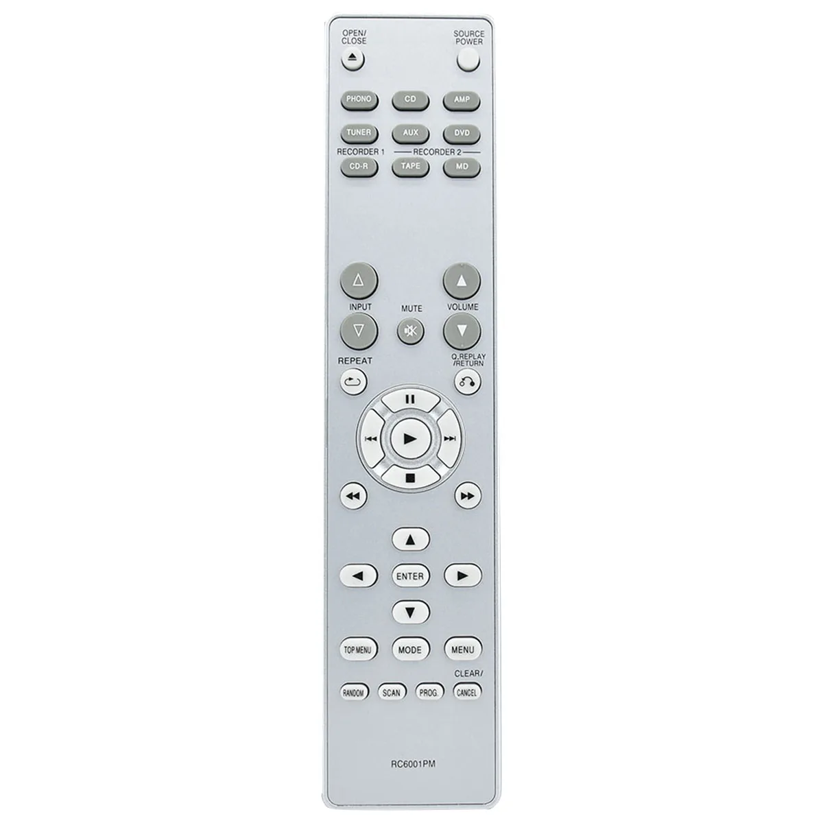 マランツCDプレーヤー用のrc6001pm CDリモコン、オーディオシステムmd pm6001 rc6001sa交換