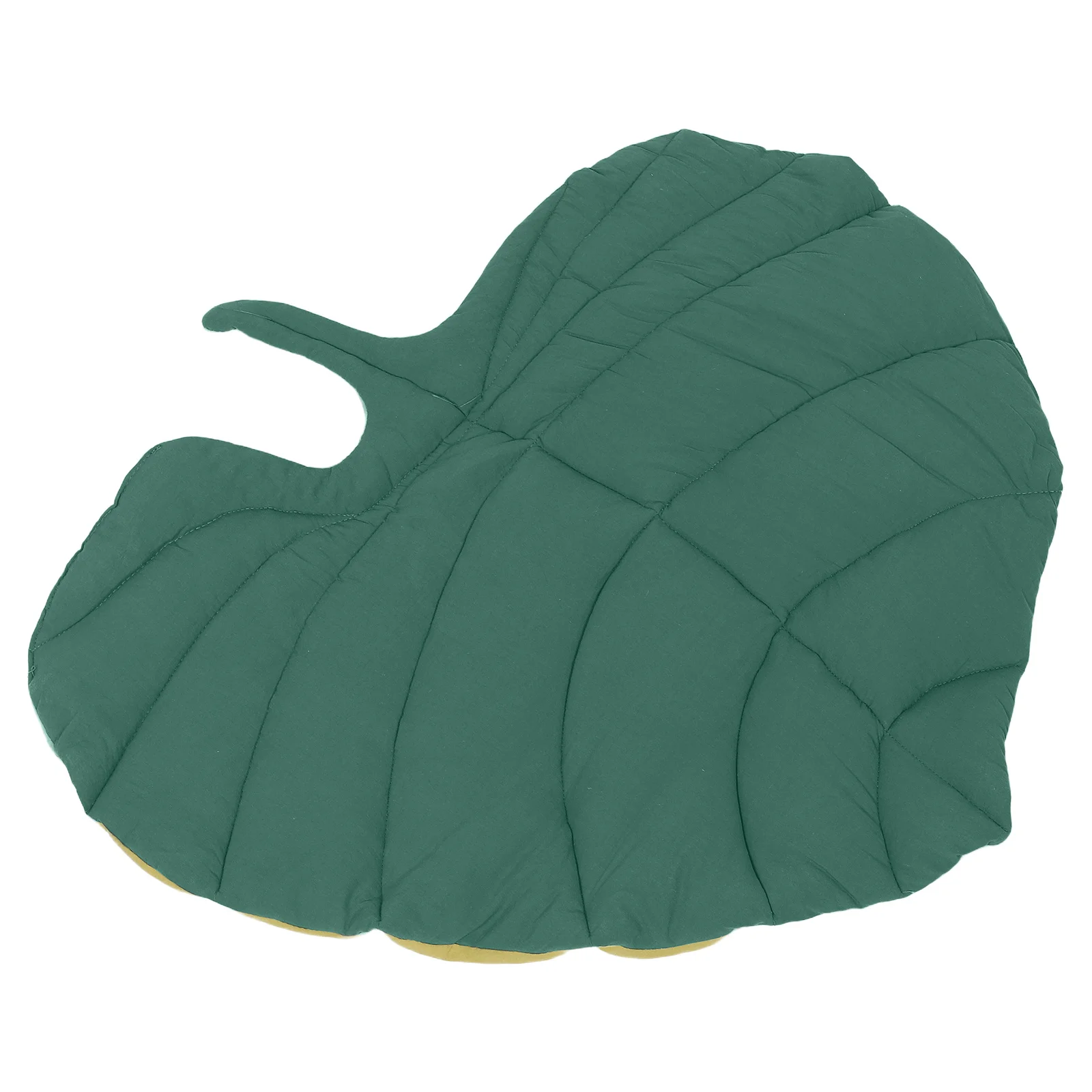 

Pet Mat Leaf Shape All-Season Reversible Cushion 25.55x24.76inch Machine Washable Dog Crate Pad Cat Bed Mat Indoor Use