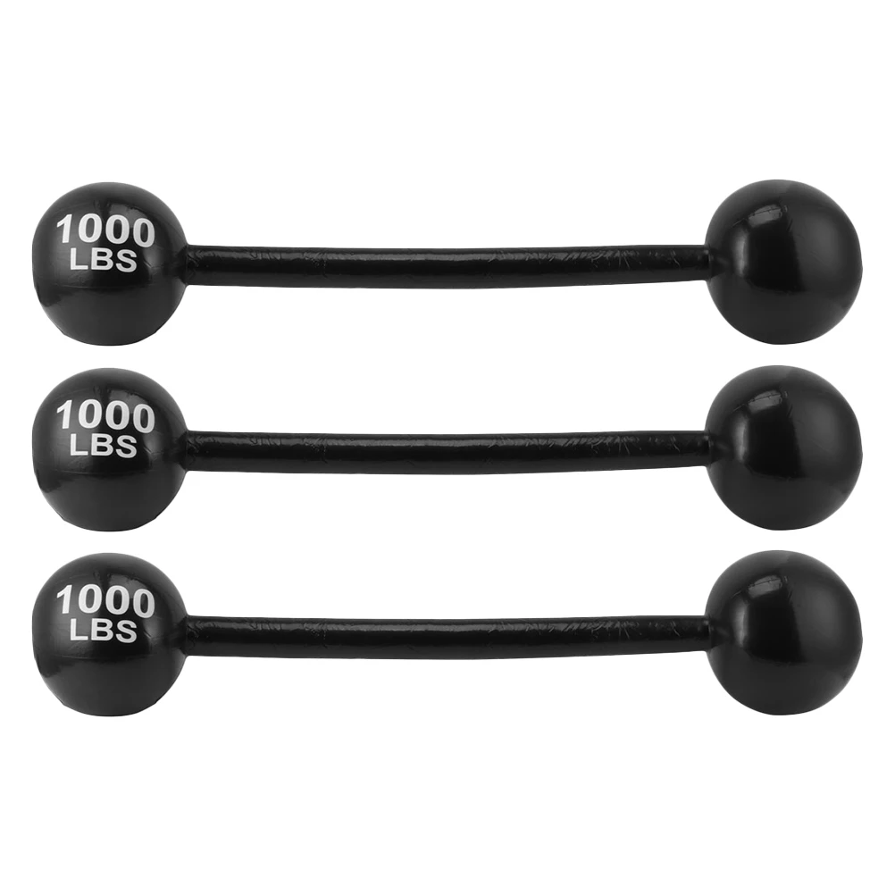 

3pcs Inflatable Dumbbell Props Kids Sports Toy Party Accessories Balloon Decoration Outdoor Game Fitness Equipment