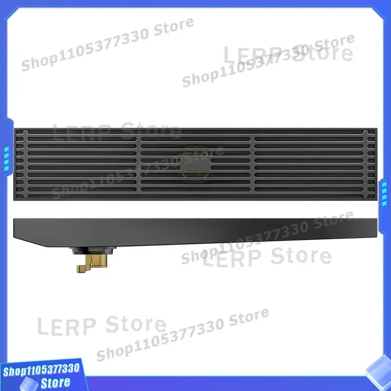 for Electroplating Gun Gray Long Bamboo Row Floor Drain with Drainage Slope Deodorant 304 Stainless Steel Shower Room