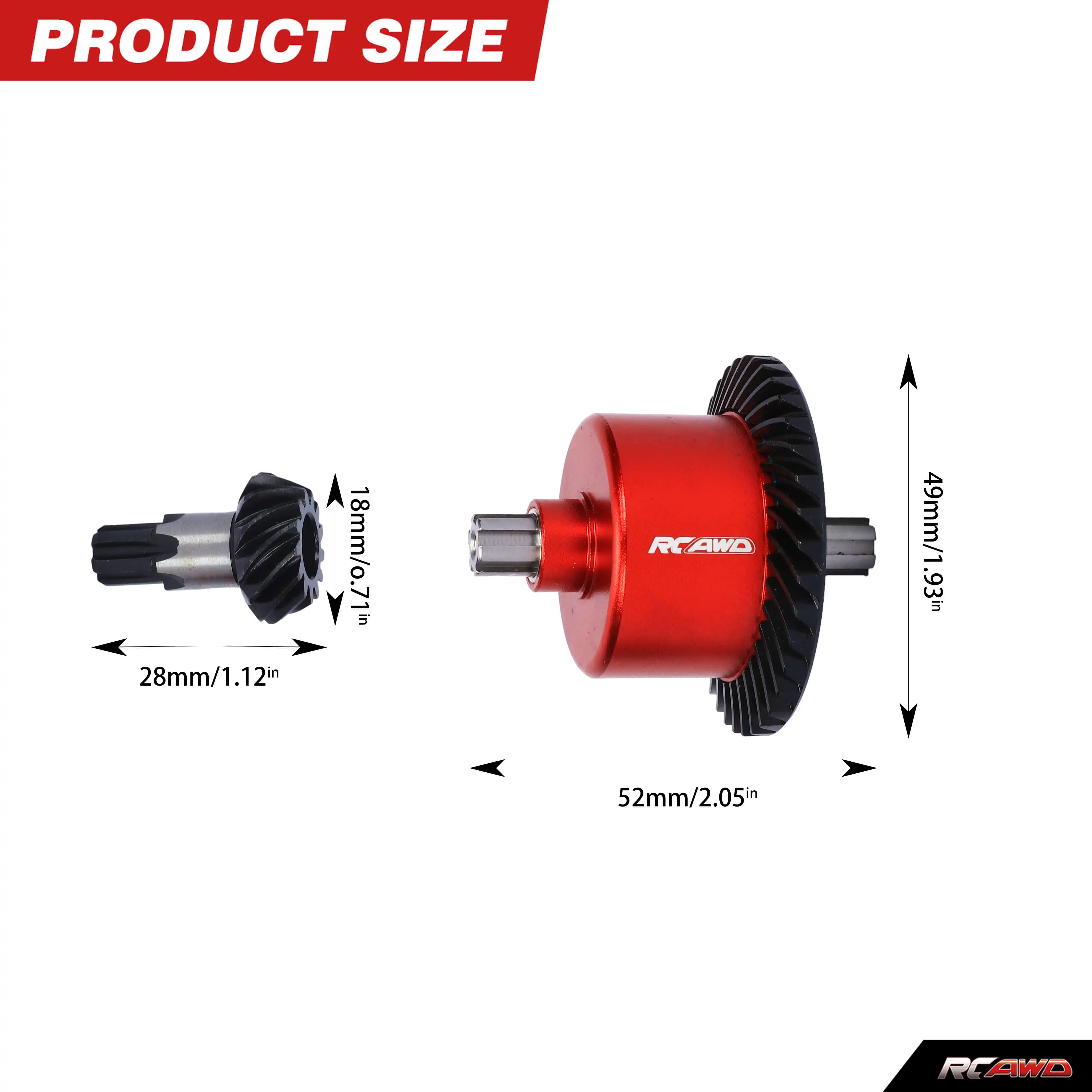 40CrMo superciężki duty Steel diff set gears 37T/13T ulepszony typ śrubowy do ARRMA Mega, 3S i 4S BLX pojazdy części zamienne