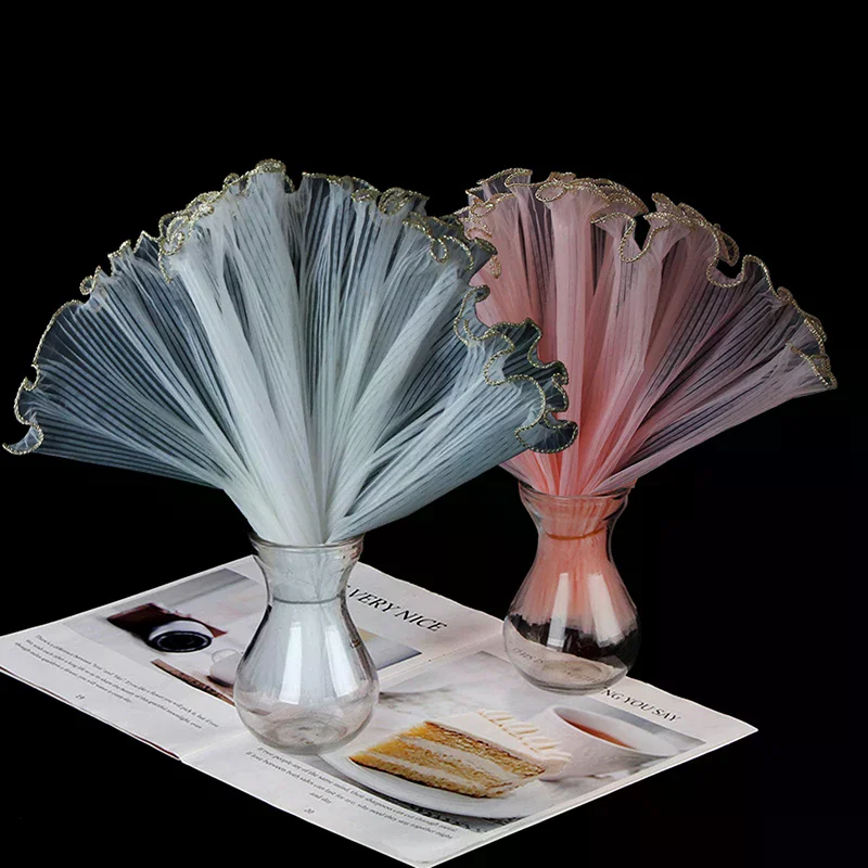 

Тюль с жемчужным узором Phnom Penh Edge Wave для упаковки цветов, внутренняя подкладка для букетов, материал для подарочных коробок, принадлежности для шитья и рукоделия