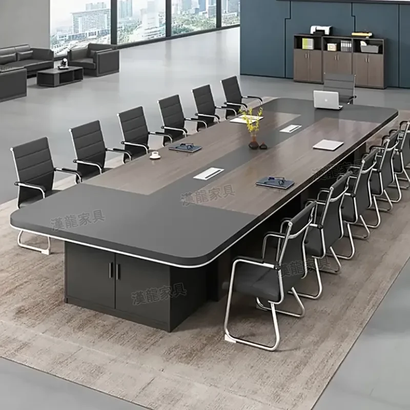 for Office Furniture Conference Room Table Long Simple Modern Large Reception Negotiation Training Bar Board Table