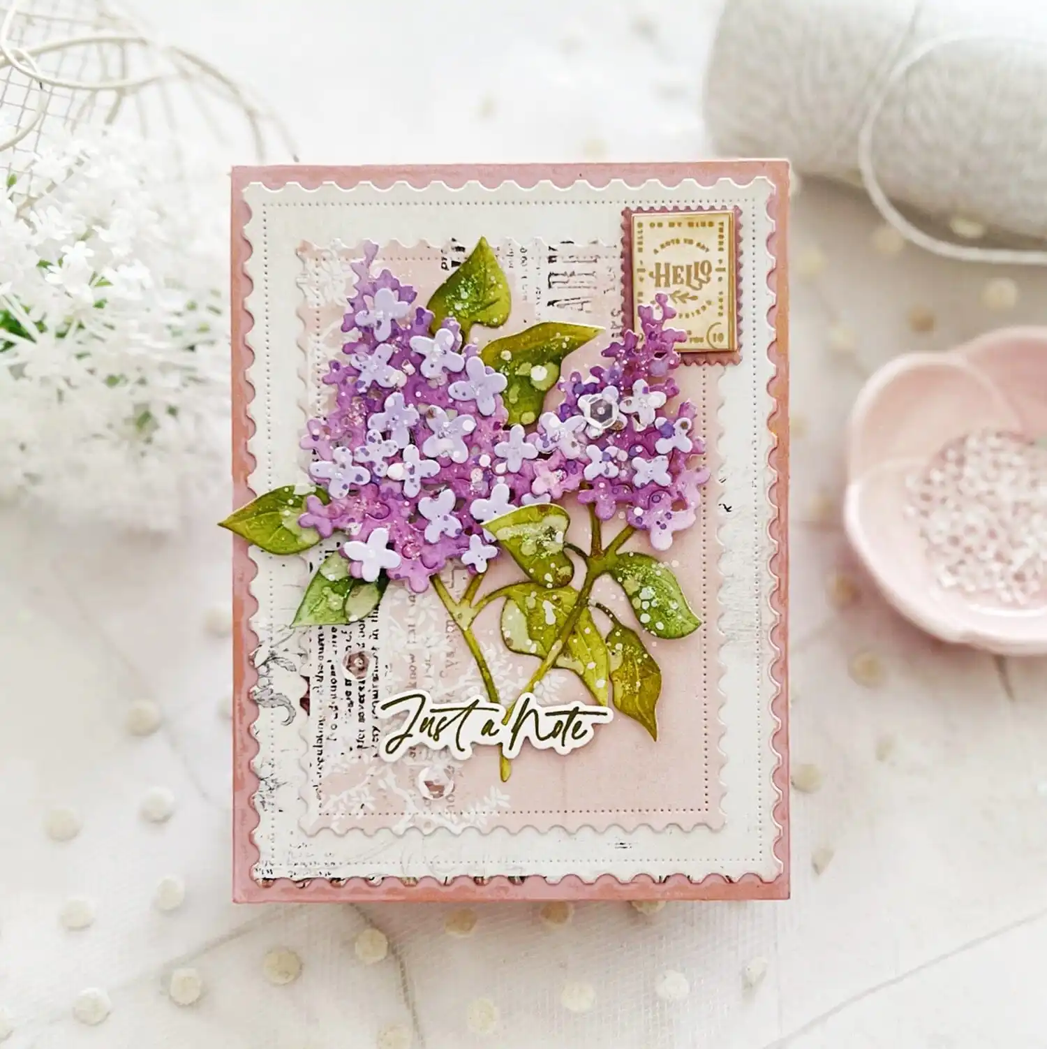 Pruning lilac plants Basket Cutting Dies Scrapbook Diary Decoration Stencil Embossing Template DIY Greeting Card Handmade 2026 view 4