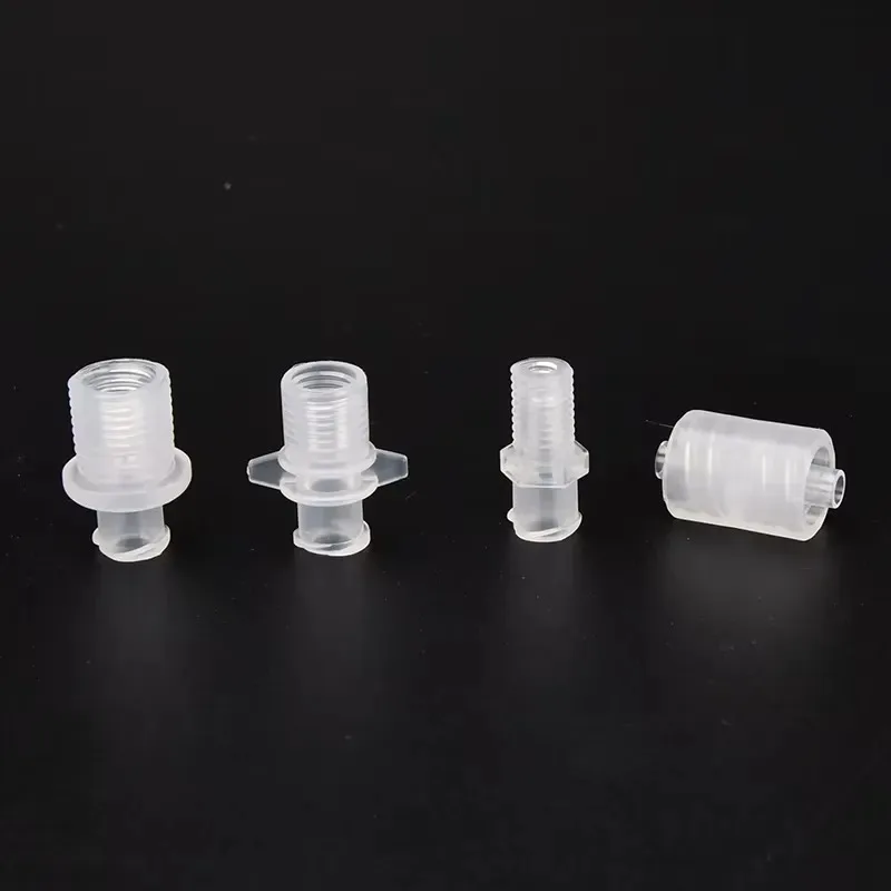 Degree Polypropylene Material Male Female Luer Adapter 1/4-28 UNF Male Female Threaded Plastic Connector