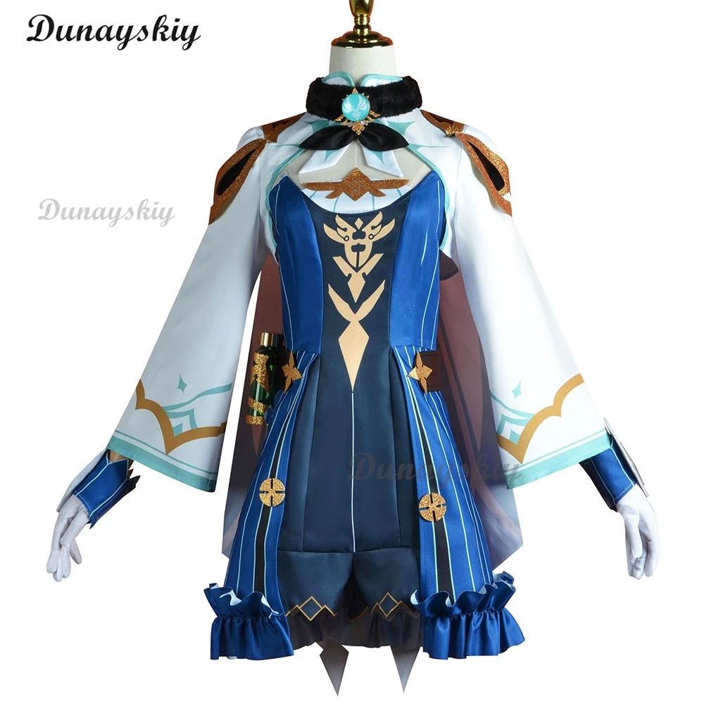 Genshin Impact Sucrose Cosplay Costume Adult Carnival Uniform Anime Halloween Party Costumes Masquerade Women Game