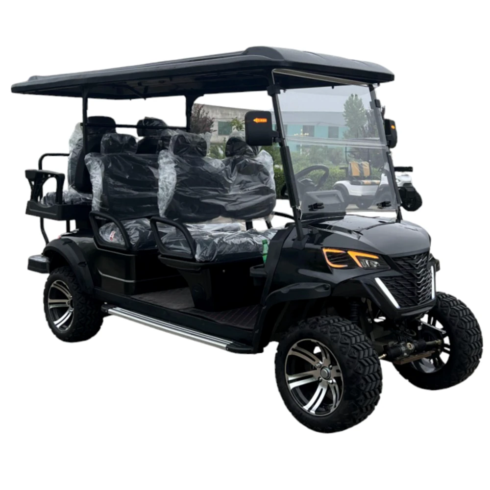 New Design Scenic Spot Sightseeing Bus Road Legal Multi-purpose Vehicle Manufacturer Vintage 6 Passenger Electric Golf Cart