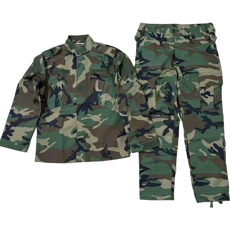 Deutschland Camouflage Dschungel Trainingsuniform ACU Feldanzug Flecktarn Dschungel Spot Set für Männer, Feldtraining Anzug Kampf ACU Set – Detail 20
