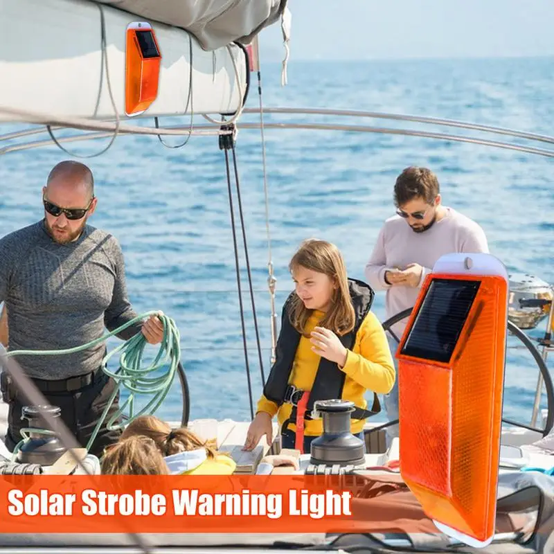 New Warning LED Lamp Strobe Solar Lamp Solar Warning Lamp Chip Control Bridge Night Driving Safety Light Traffic Caution Light