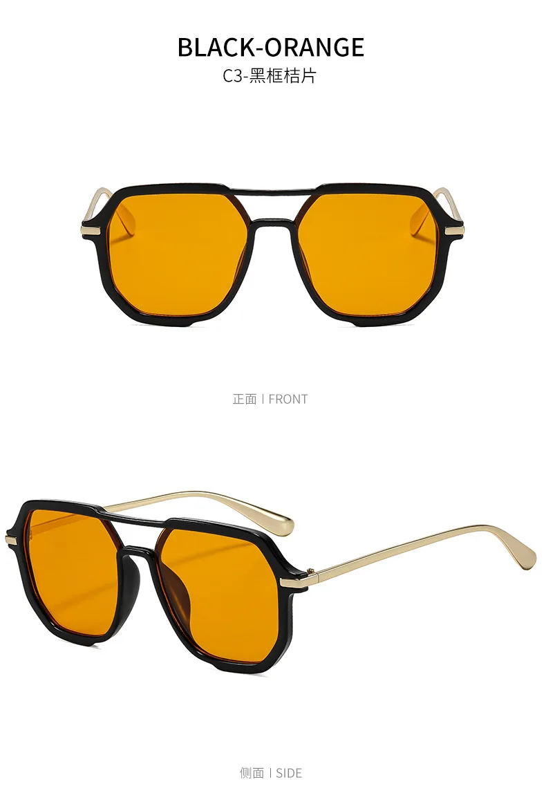 2026 Herren-Sonnenbrille: Schlichte Designer UV400 Piloten-Sonnenbrille mit Metallbügeln – Modische Reise-Sonnenbrille für Herren – Detail 12