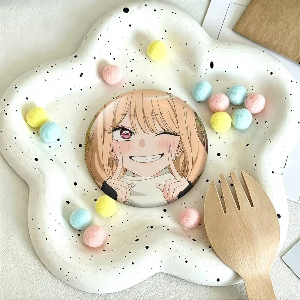 My D-Dress Up D-Darling Marin Kitagawa Badges 25 32 44 58 75 mm Round Fans Collect Friends Gifts Brooch Souvenir