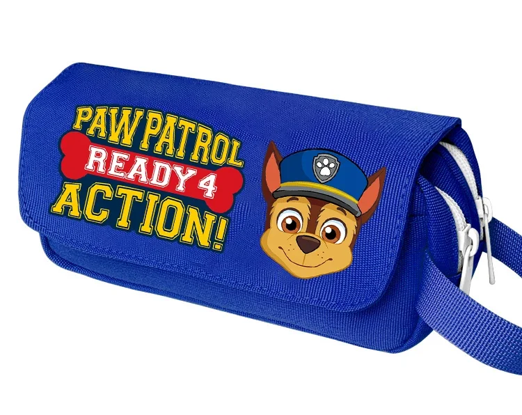 PAW Patrol Flip Pen Case Cute Anime Print Stationery Storage Fashion  New Semester Starts Gift Children Go To School Pencil Bag