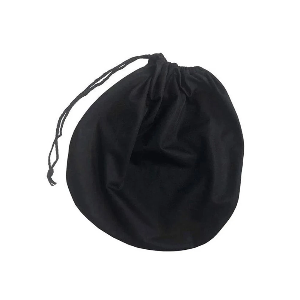 Motorcycle Helmet Bag Plush Soft Drawstring Pocket Dust Proof Helmet Storage Bag For Motorcycle Cycling Full Half Helmet Lid