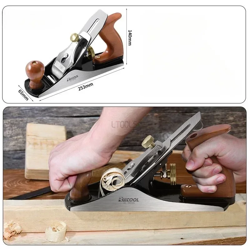 Large Desktop Adjustable Hand Planer Metal Plane Carpenter\'s Chamfering Professional Tool Wood Cutting DIY Edge Trimming Planer