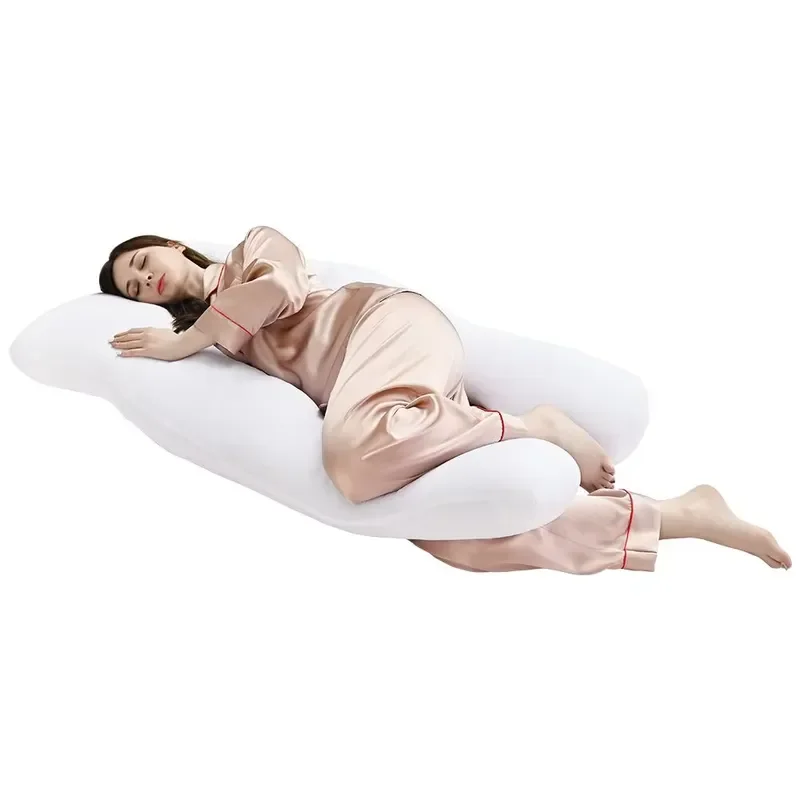 Custom White Candy Shape Cooling Neck Pillow Removable Bamboo Fiber Memory Foam Support Cushion for Travel Office Home Use
