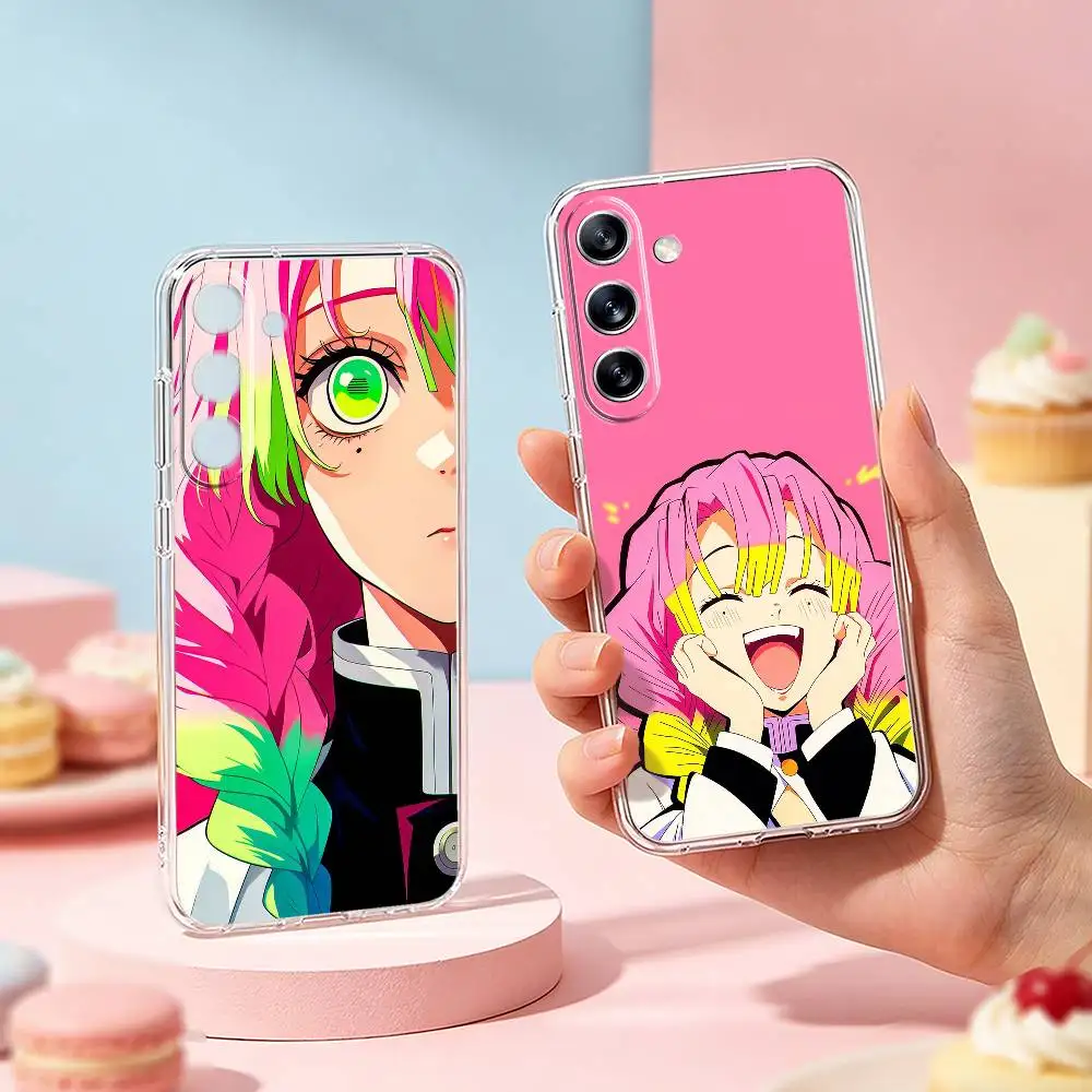 

The Love Hashira Mitsuri Kanroji Phone Case For Samsung Galaxy A91,80,73,72 ,71,53,52,32 ,31,22,21s,20,Transparent Soft Case