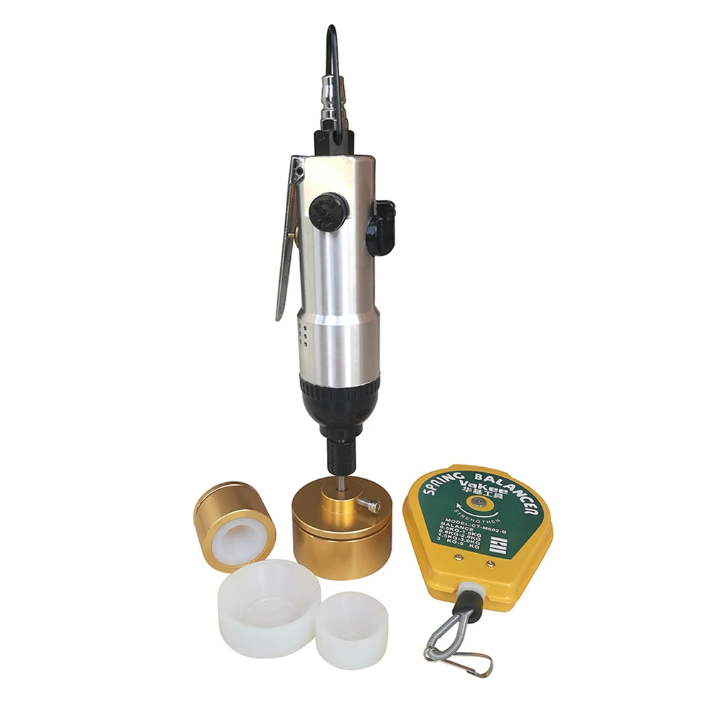 Small Business Pneumatic Capper Handheld Capping Machine for Glass/PET Bottles