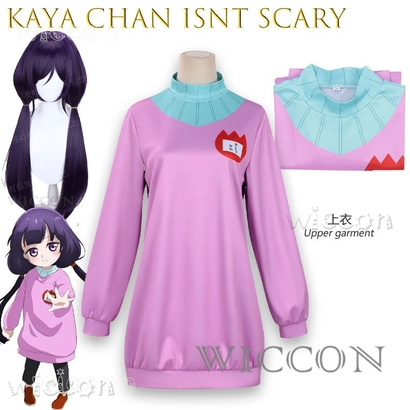 Disfraz para adultos ‌ ‌ Disfraces de Cosplay de Kaya Chan, Traje de Personaje de Anime Lindo y No Aterrador, Camiseta para Halloween y Carnaval