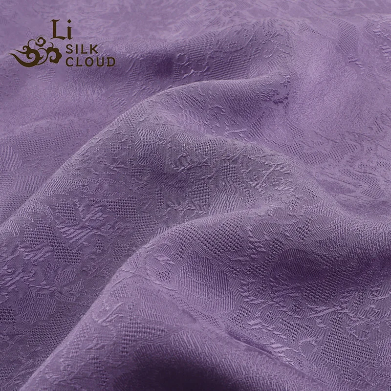 LI SILK CLOUD 100% Jedwab Morwowy Xiangyunsha Koszula z 7 Rękawami - Chińska Klasyczna Czerwień, Szeroki Dół, Tradycyjna Orientalna Bluzka