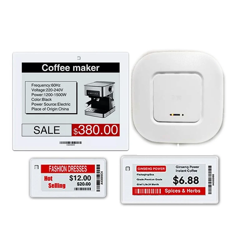 Factory  Smart E Ink Wifi  Electronic Shelf Label System Demo  Digital Price Tag Display for Supermarket