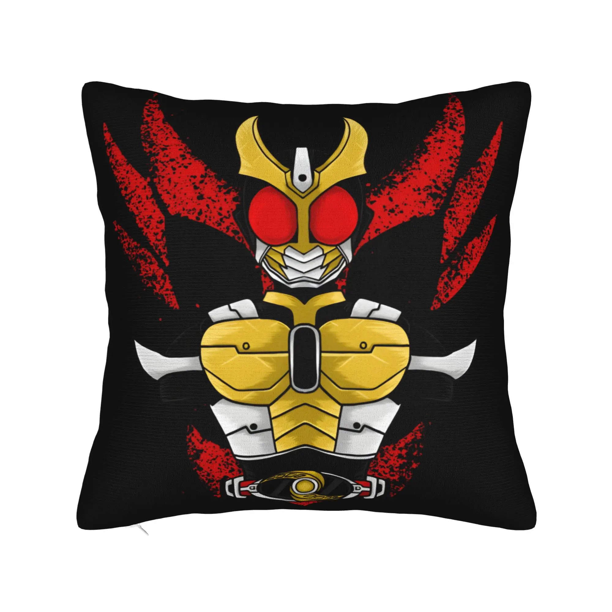 Kamen Riders Pillow Case  Soft Pillow Cover Novelty Pillowcases For Living Room Bed Chair