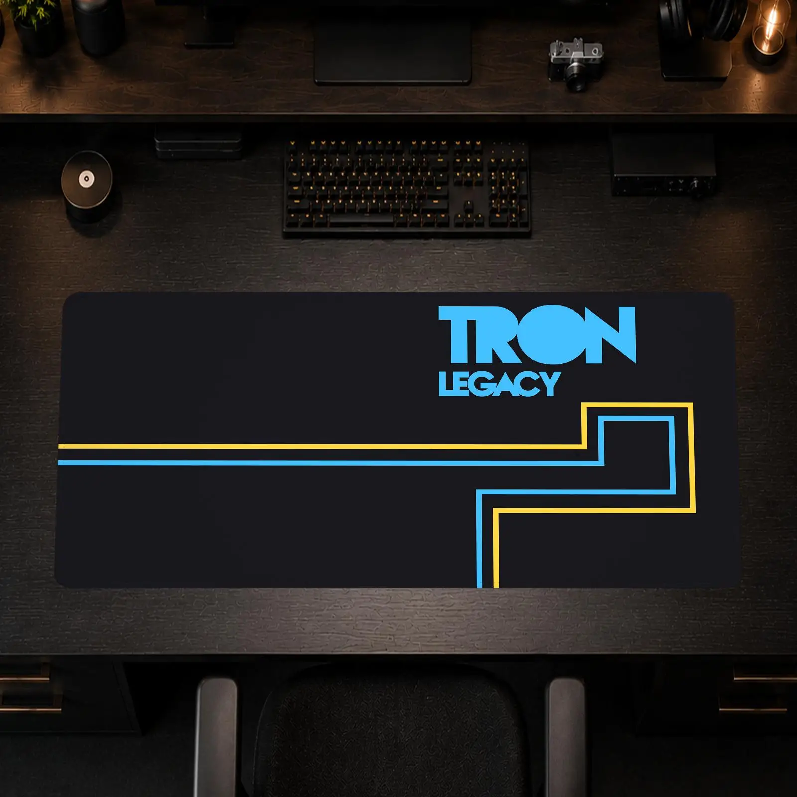 Alfombrilla de ratón Tron Legacy para juegos y oficina, alfombrilla de escritorio antideslizante, alfombrilla de ratón Diy, alfombrilla grande para teclado de juego, overlock