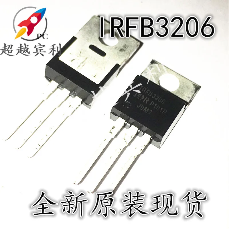 IRFB3206PBF IRFB3206นำเข้าใหม่ดั้งเดิม30ชิ้น210A Mosfet 60V 300W